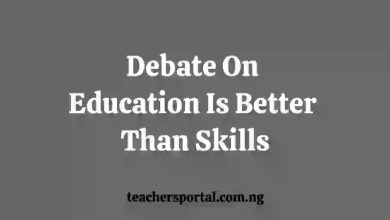 Debate on Education Is Better Than Skills